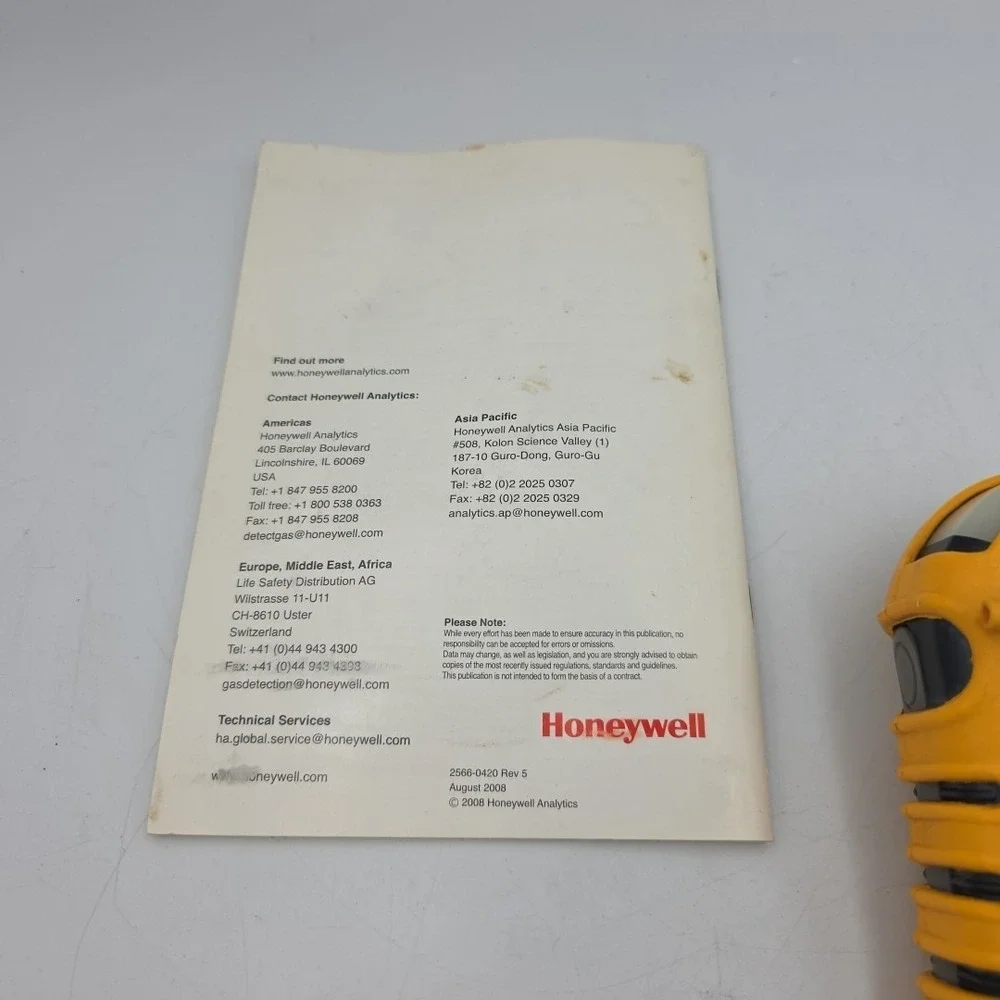 Honeywell Lumidor Minimax X4 Series Portable Multi - Gas Detector